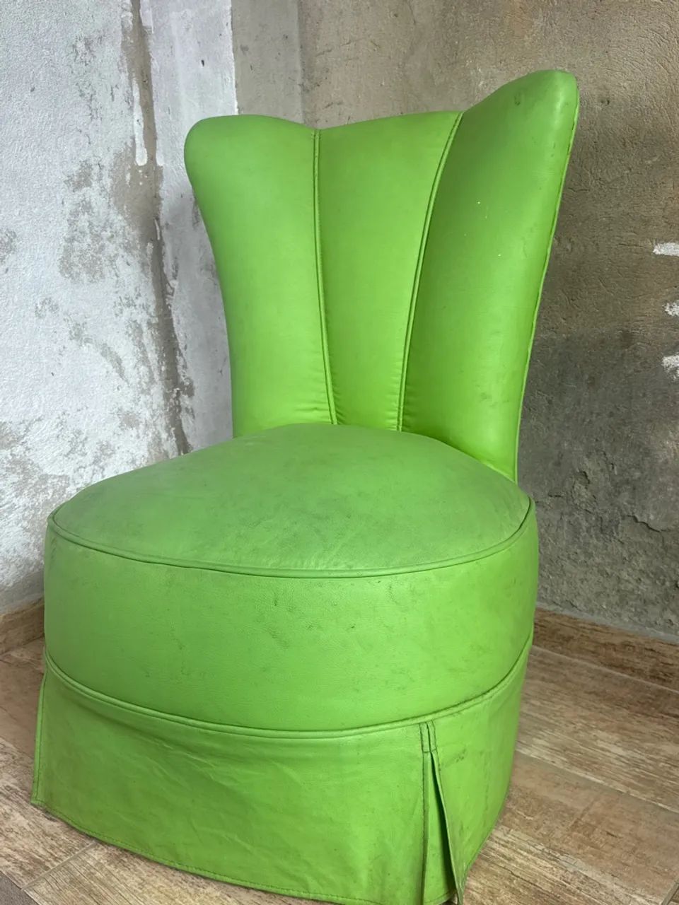 Poltrona verde em estilo vintage - Foto 2