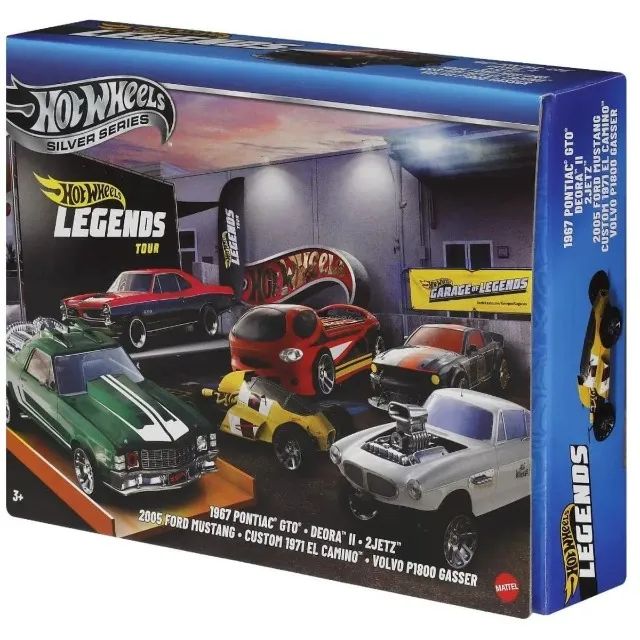 Hot Wheels Legends Tour 6 Pack Silver Series Mattel - Inclui Deora Ii - Foto 5