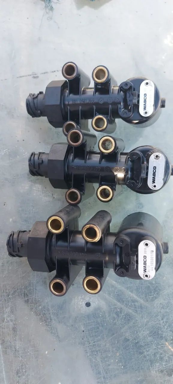kit completo sensores de nivelamento e valvula suspensão eletronica MB, onibus e caminhões - Foto 2
