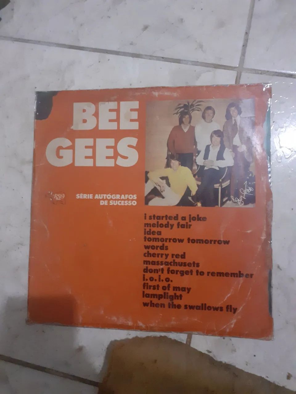 Disco de Vinil Bee Gees - Série Autografos de Sucesso