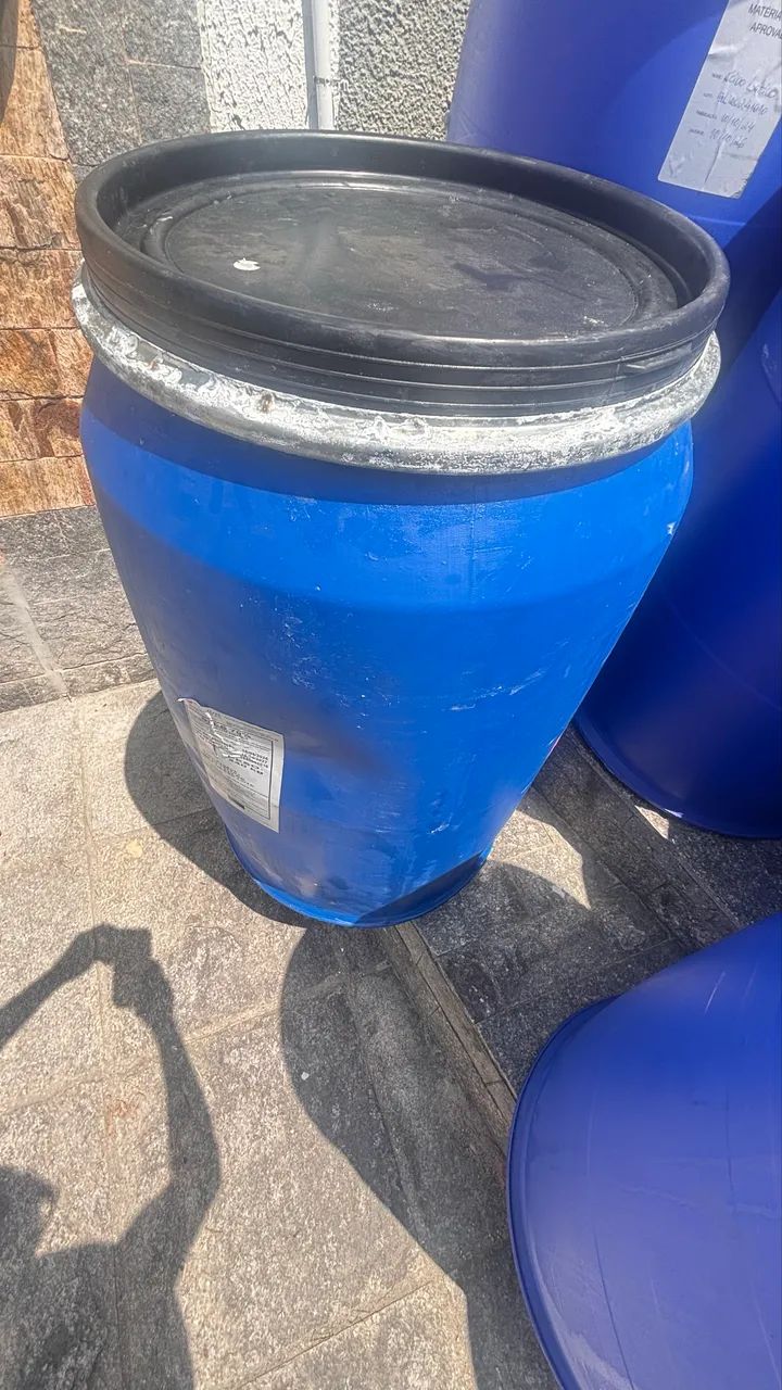Bombona Tonel Barril Tambor 200 litros Água Ração  - Foto 3