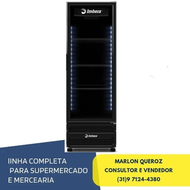Refrigerador 410 Litros Imbera com Led Bivolt