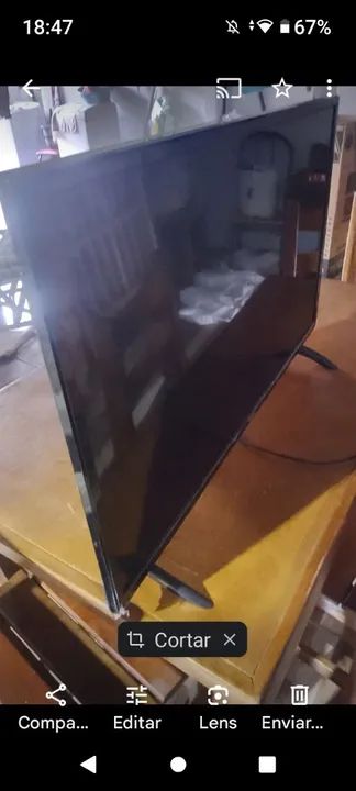 Vendo TV Philco 32 polegada nova não e esmarte 800 reais troco por geladeira do meu intere - Foto 2