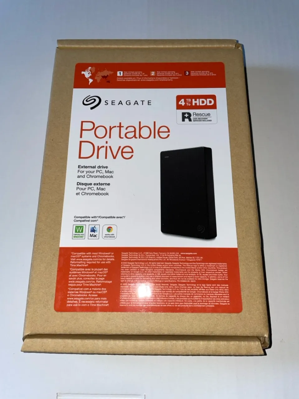 HD Externo 4TB Seagate Portable Drive Lacrado