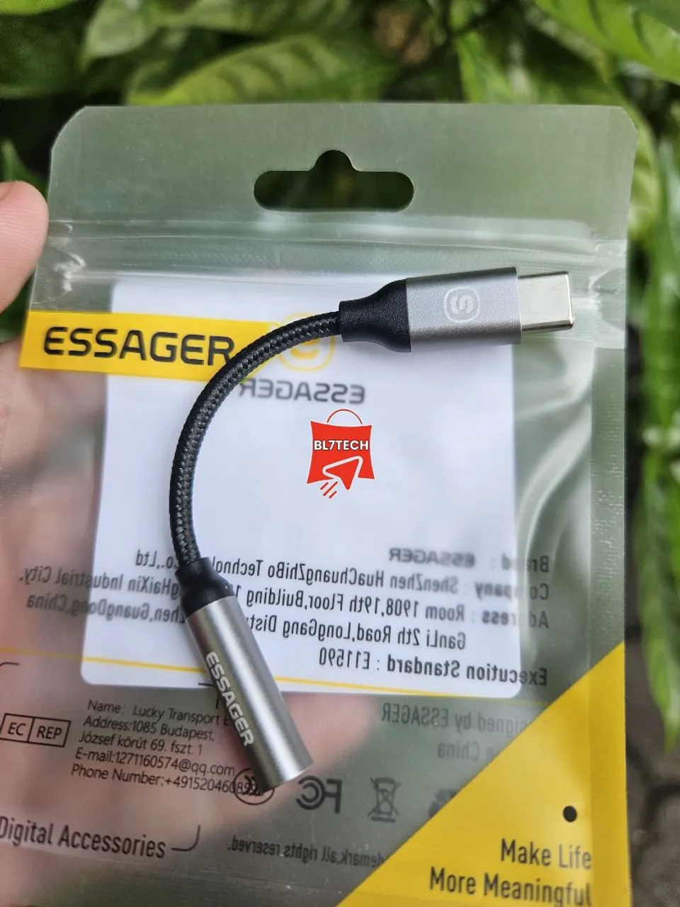 Adaptador USB-C para P2 Essager