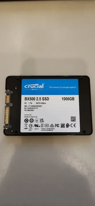 SSD Crucial BX500 1TB SATA
