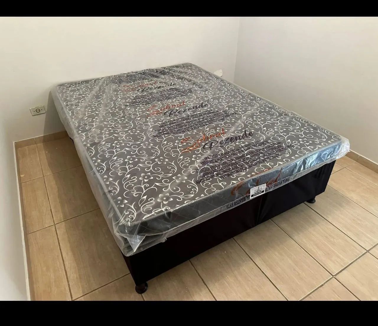 Cama Box Casal Completa + Colchão, Novo 