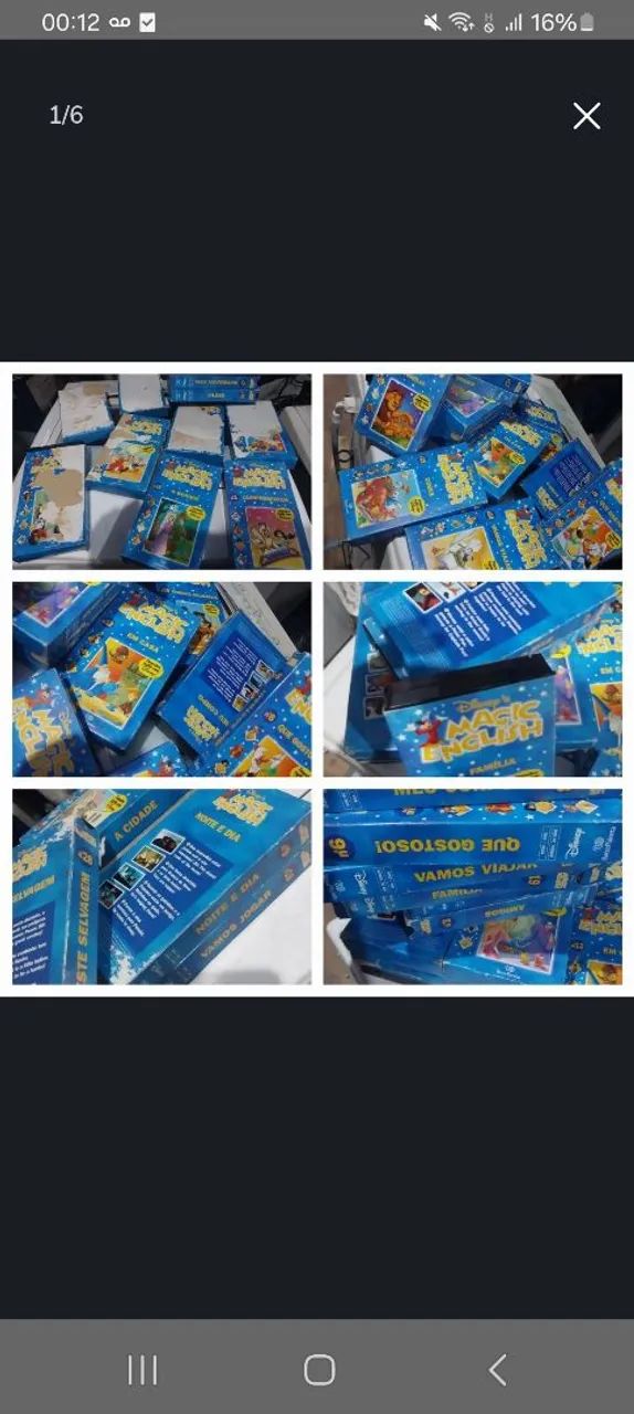 Diversos fitas vhss infantis - Disney, Magic English, Britânica e mais! Bh mg - Foto 3
