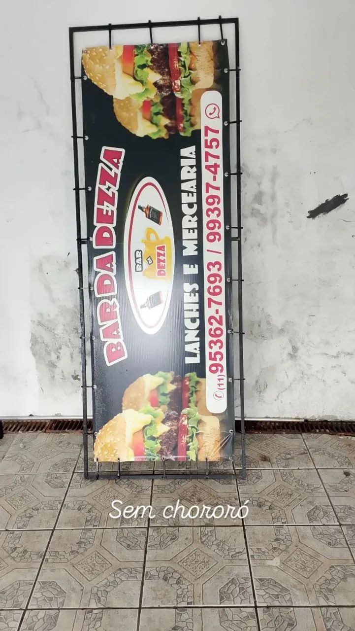 Estrutura para faixada 