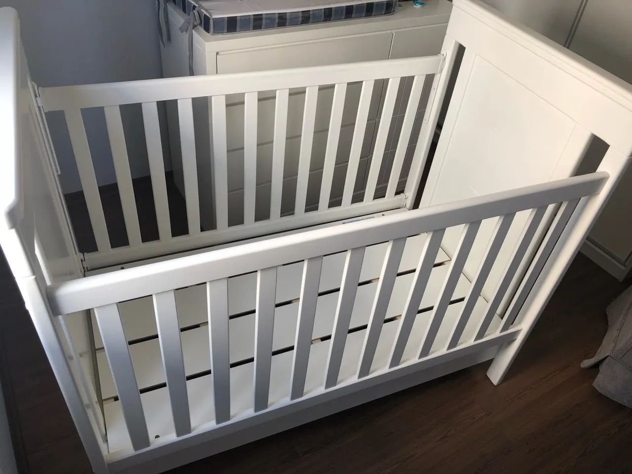 Berço de Bebê Branco - Foto 3