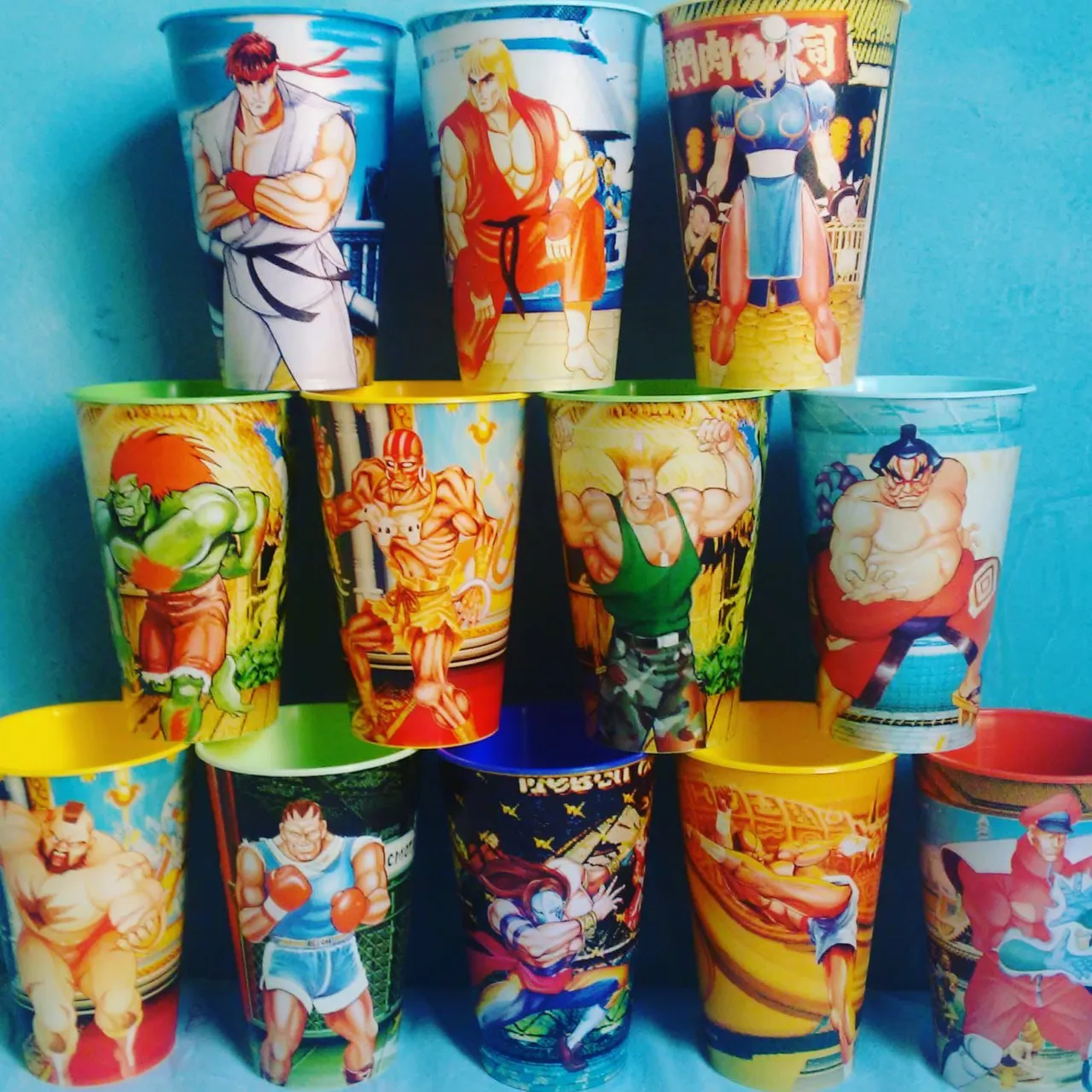 Copos Colecionáveis Street Fighter Habibs