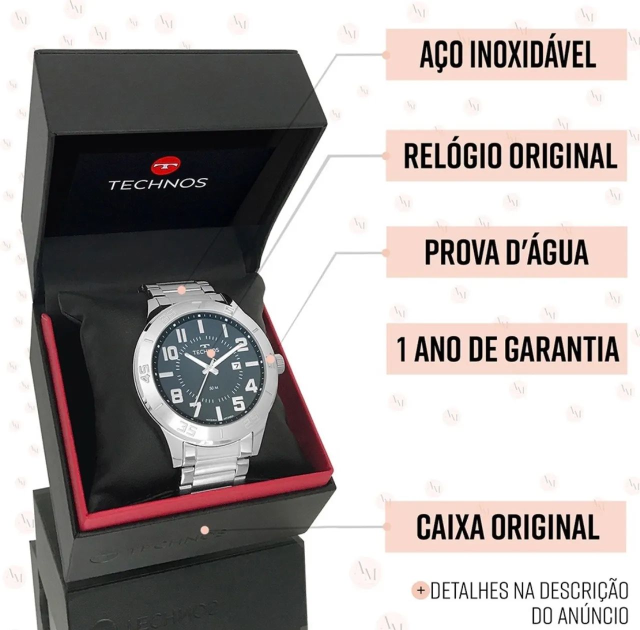 Relógio Prata Technos Original - Foto 4