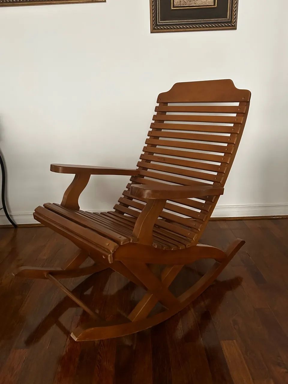 Rustic Solid Wood Rocking Chair65163269190147121