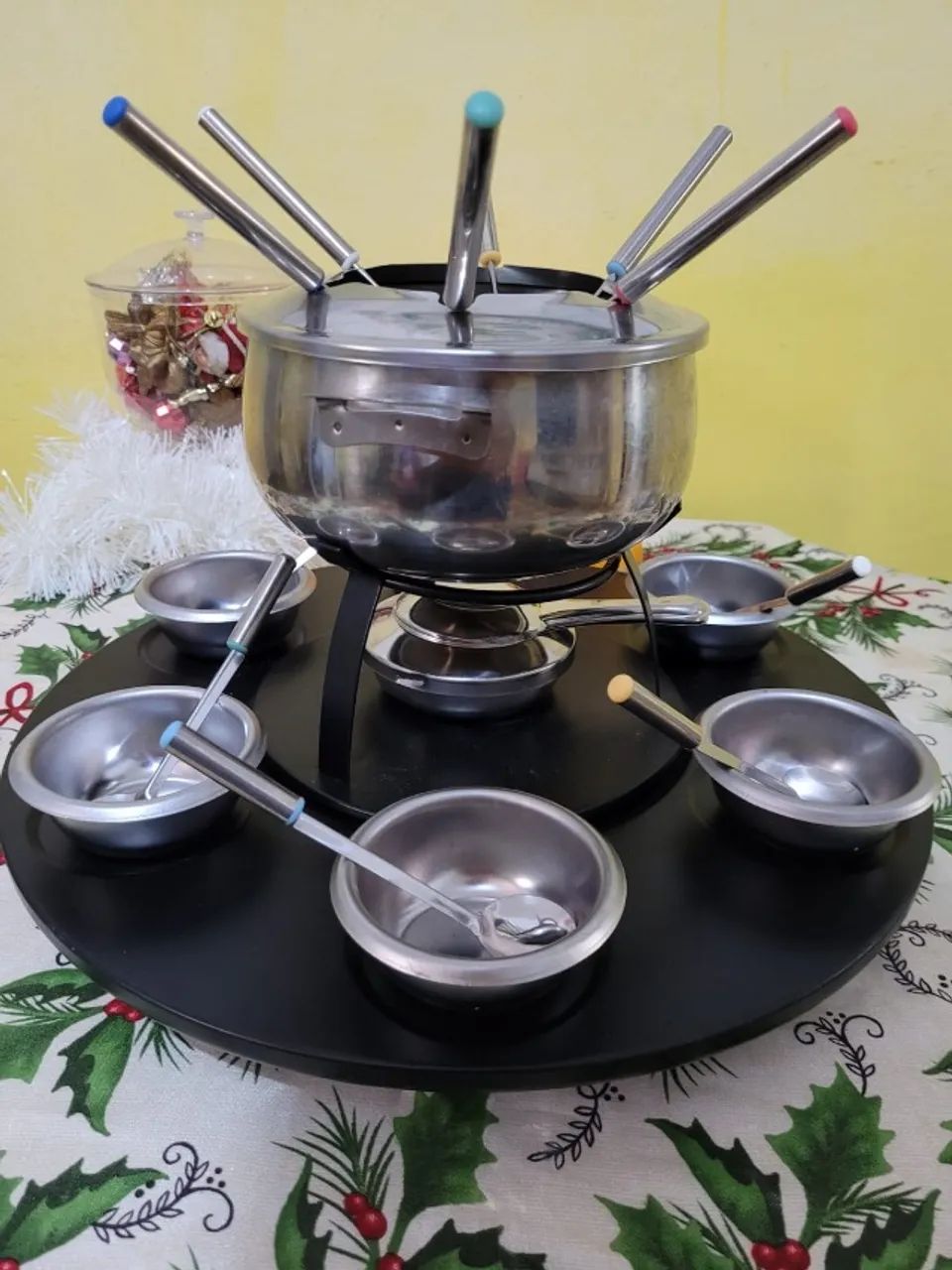 Aparelho de Fondue Inox - Completo Ótimo Estado - Foto 2