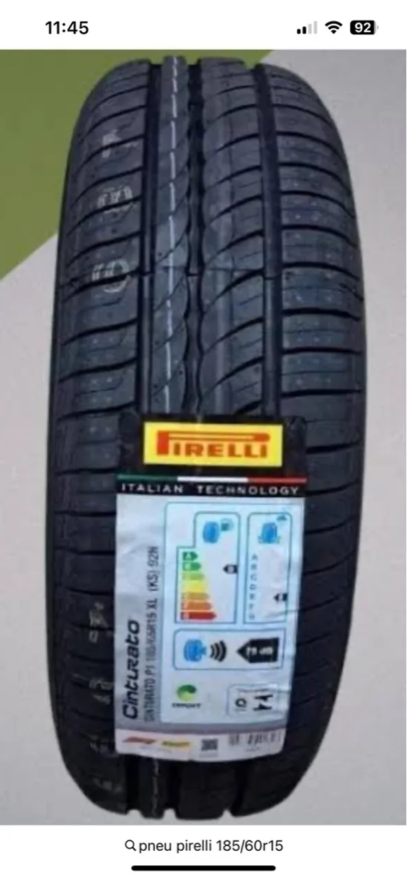 Pneu Pirelli Cinturato P1 185/65 r15
