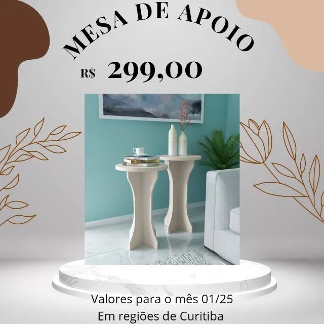 Promoção Mesa de Apoio - 08/01   