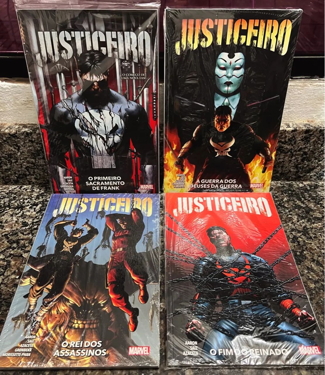 Justiceiro 4 volumes completo editora panini - Foto 2