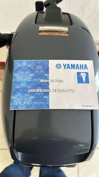 Motor Yamaha 15hp - 2008 - 20h uso - - Foto 4