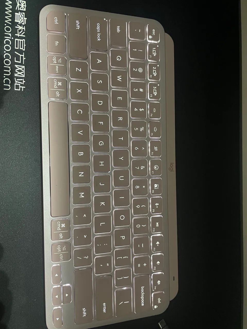 Teclado Mx Keys mini rosa