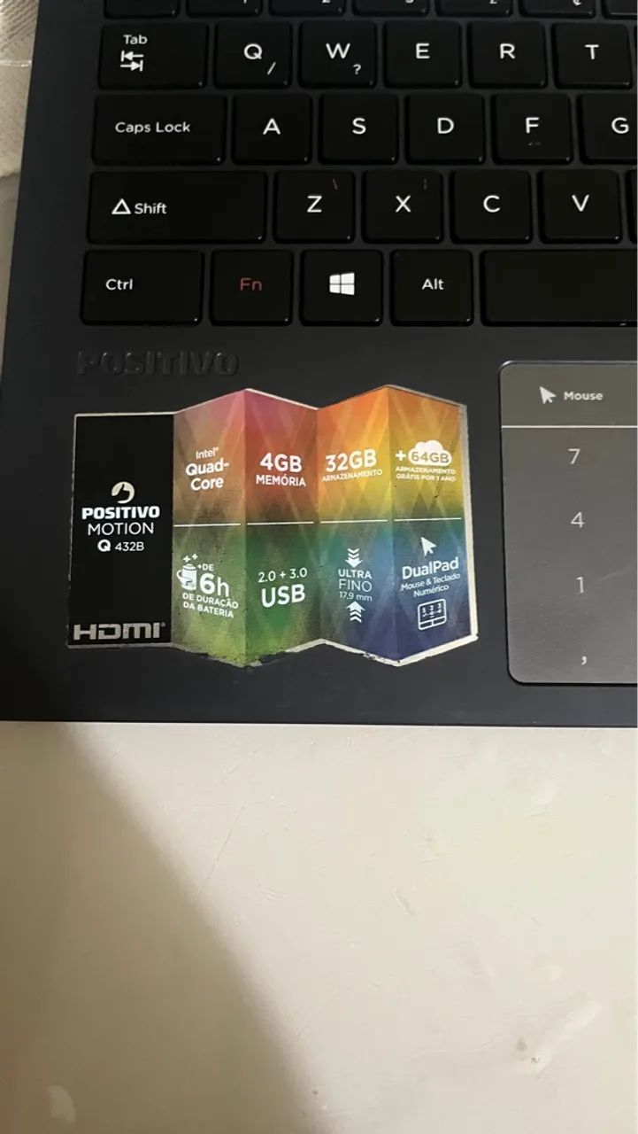 Notebook Positivo - 4GB RAM, 32GB SSD, Tela 14 - Foto 4