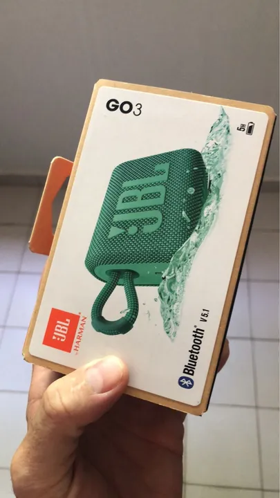 JBL Go 3 (Go3) ORIGINAL NOVA LACRADA