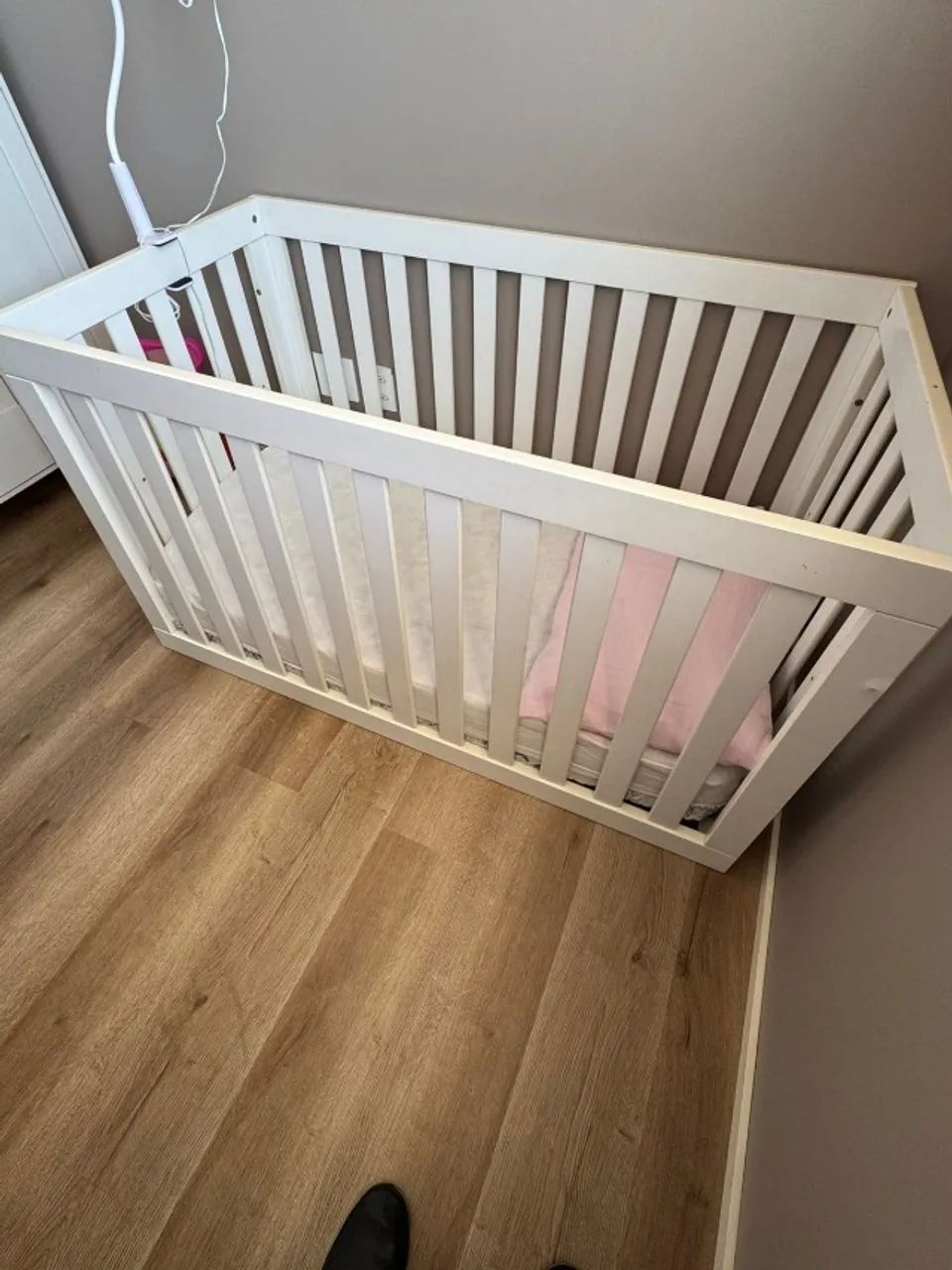Berço 3 em 1 + 2 tipos de colchões 64352684496770120