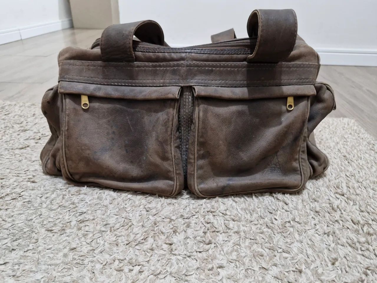 Mala de Viagem em Couro Marrom - Foto 4