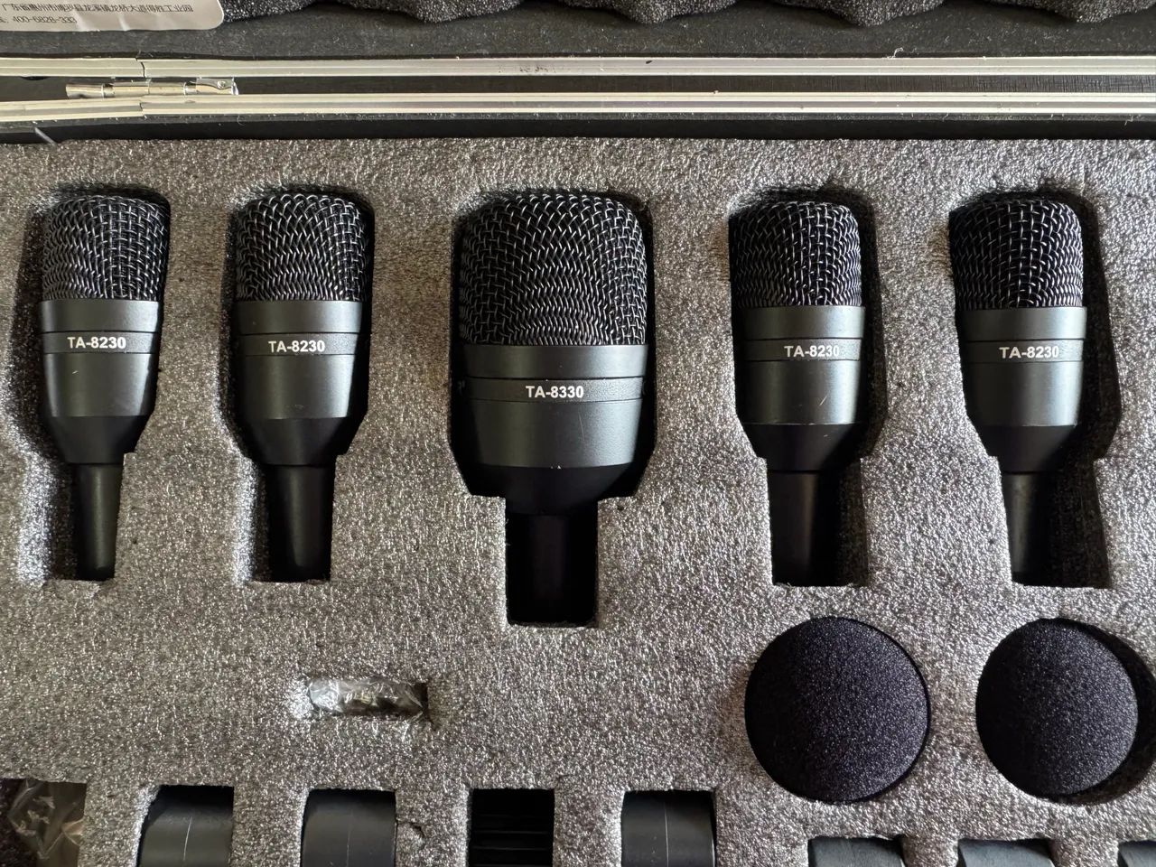 Kit de 7 Microfones para Bateria Takstar DMS-D7 + Estojo - Foto 2