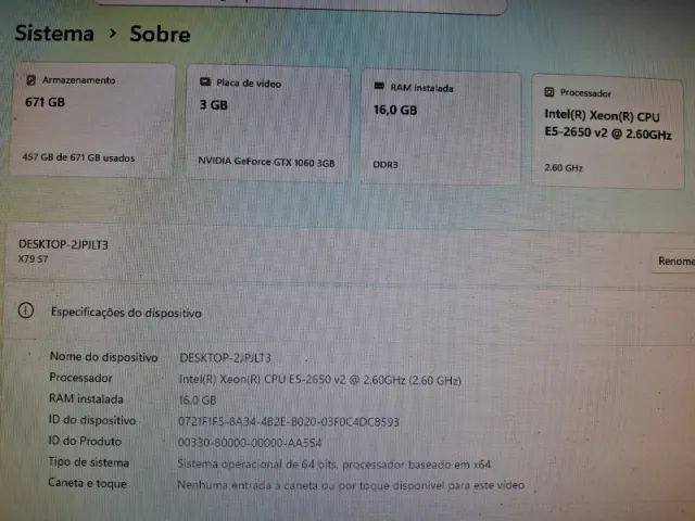 Pc Gamer - com Gtx 1060 - Foto 2