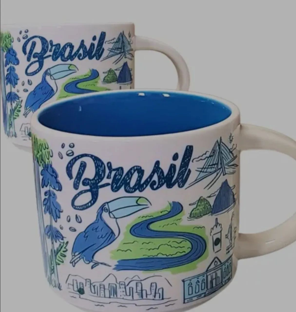 Caneca starbucks Brasil 414ml Nova com caixa - Foto 2