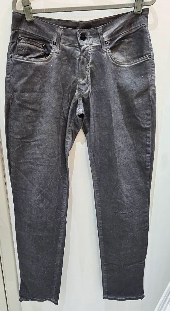 Calça Jeans Calvin Klein Cinza