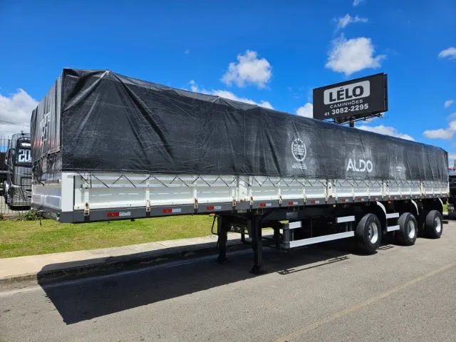 Carreta Graneleira Facchini Vanderleia Ano 22 14x 1.70mts chapa, roda disco, pneus usados - Foto 2