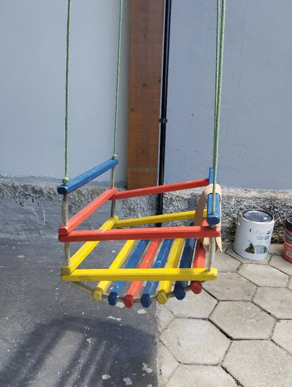 Balanço de madeira  - Foto 2
