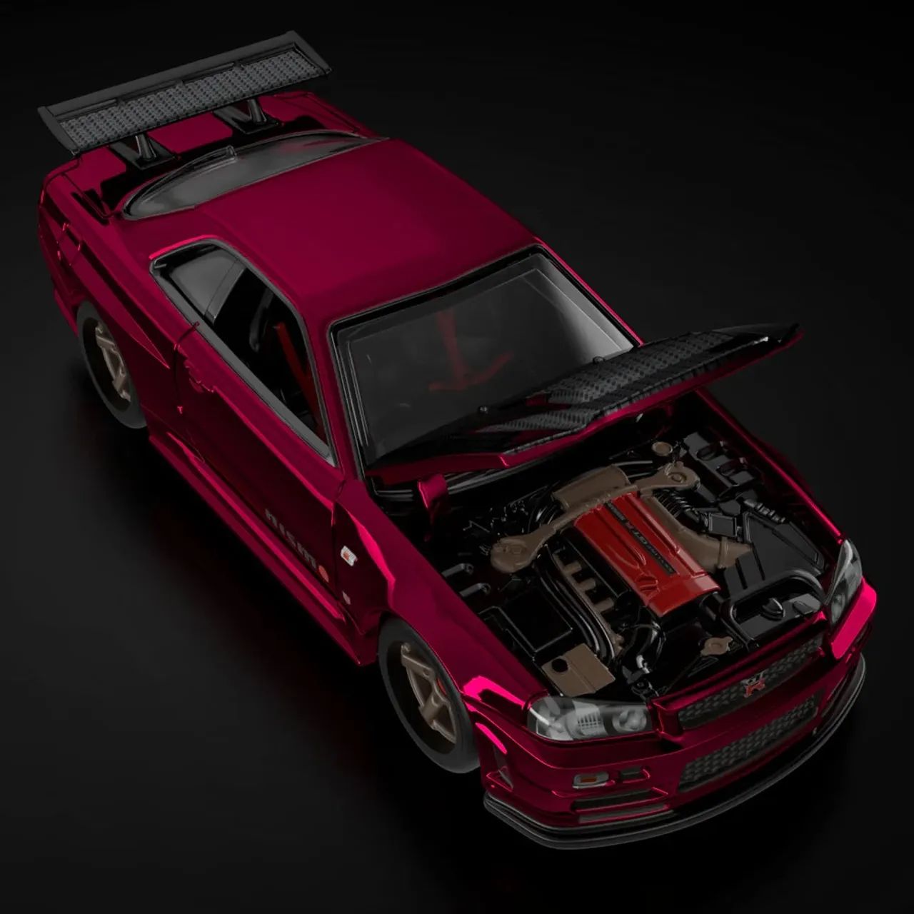 Hot Wheels RLC Nissan Skyline GT-R (BNR34) vermelho - Hobbies e