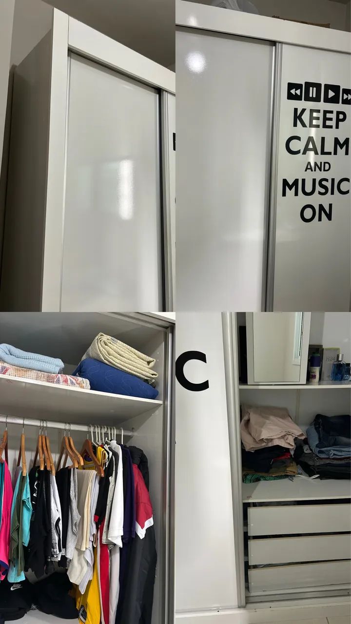 Cama solteirão box com baú + colchão D33 98x 1.98.  Escrivaninha  mais guarda roupa.   - Foto 3