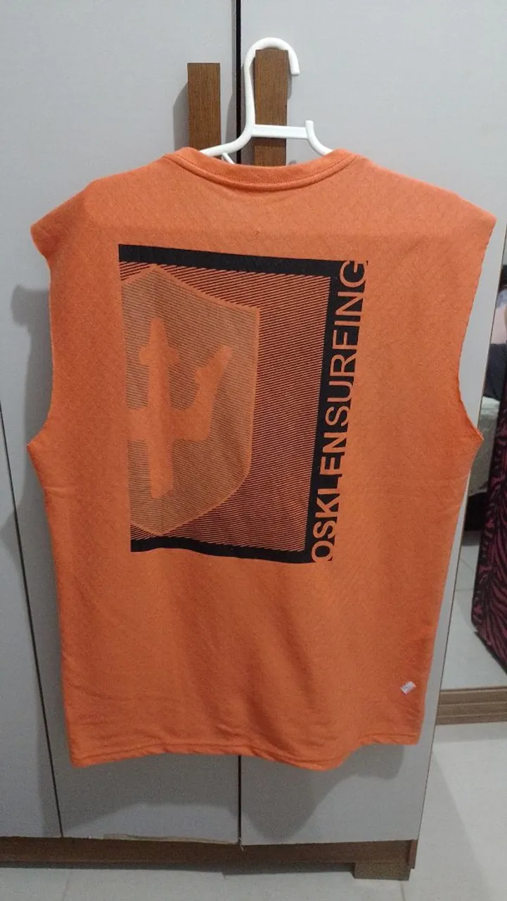 Camiseta Machão (malhão) Osklen Laranja
