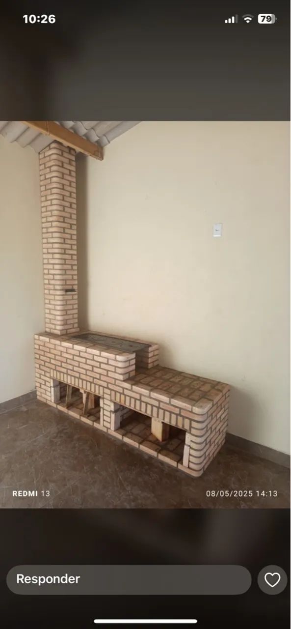 Churrasqueira e forno de tijolo sob medida - Foto 4