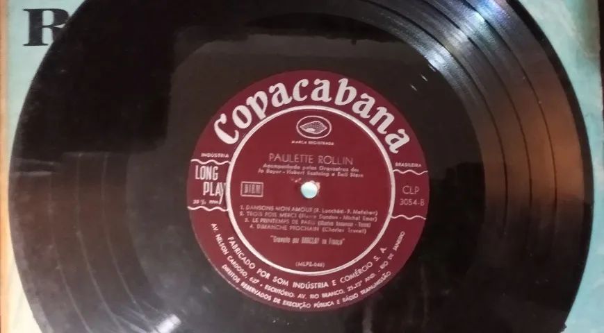Disco da Paulette Rollin - Raridade dos anos 50/60  - Foto 3