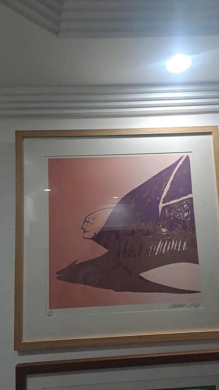 999 só hoje. Vendo ou troco. Quadro de Calasans Neto Ícaro.