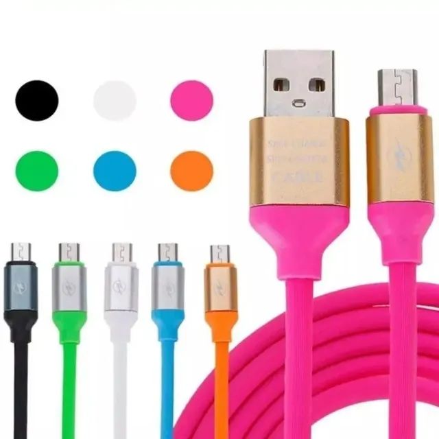 Diversos cabos para celular 1M ou 2M / V8 - tipo C - Iphone ios (Jk Eletrônicos Atacado )