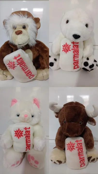 Valor unitário....Pelúcias da Parmalat.