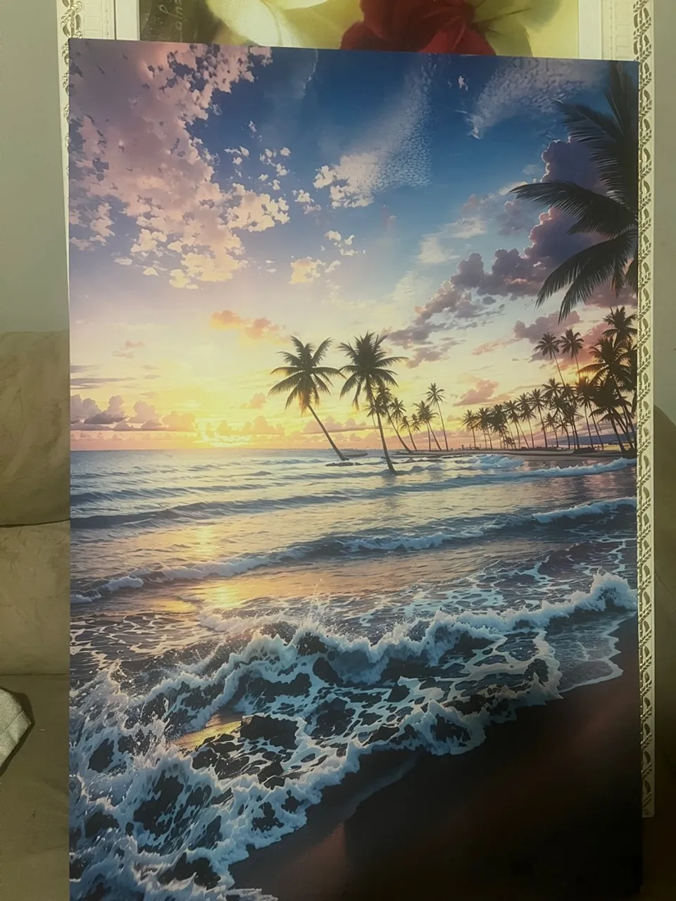 Quadro Paisagem Praia Tropical - Decoração