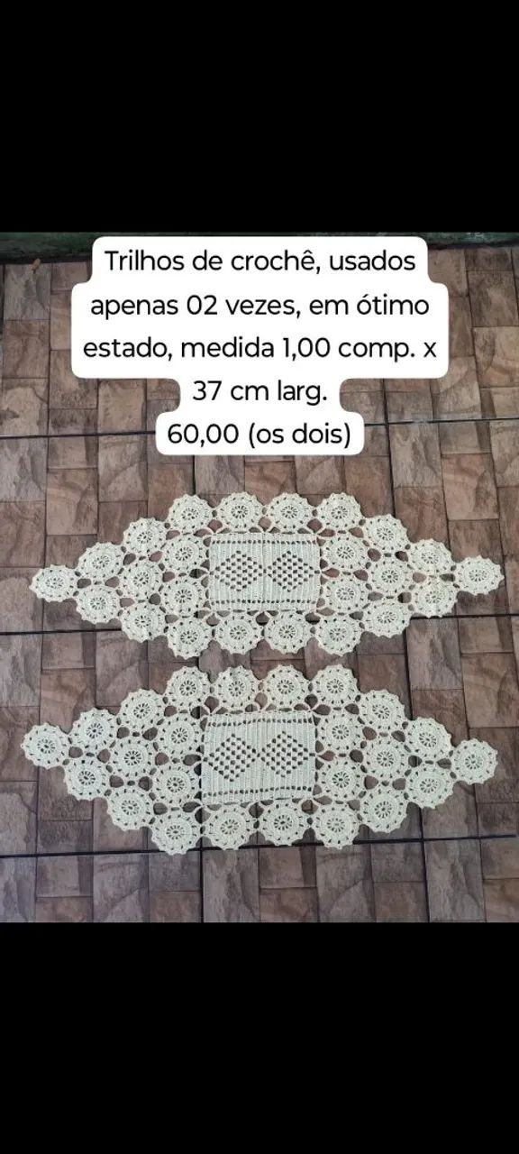 Trilhos de crochê