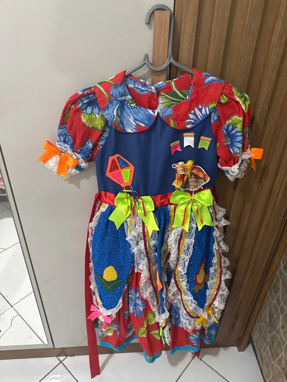 Vestido Festa Junina Infantil