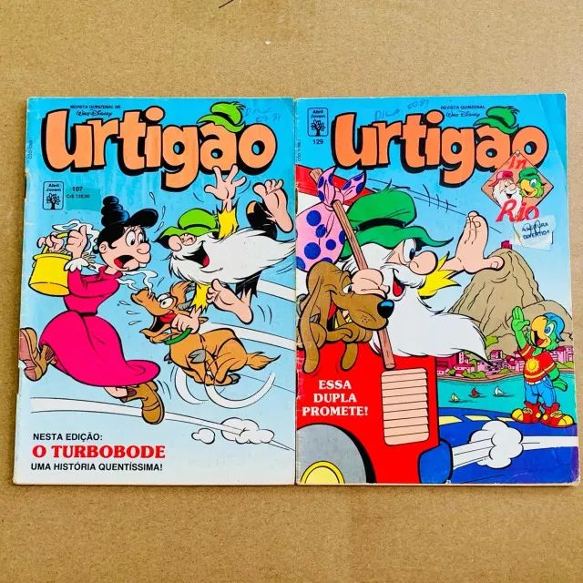 Lote Gibis Disney: Mickey, Donald, Zé Carioca, Urtigão, Margarida - Abril Globo Panini HQ - Foto 5