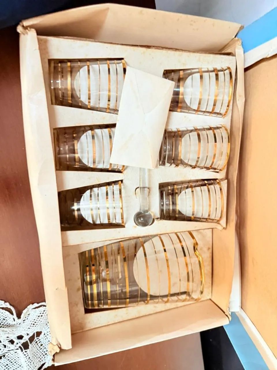 Antigo jogo de coqueteira anos 70 - Foto 3