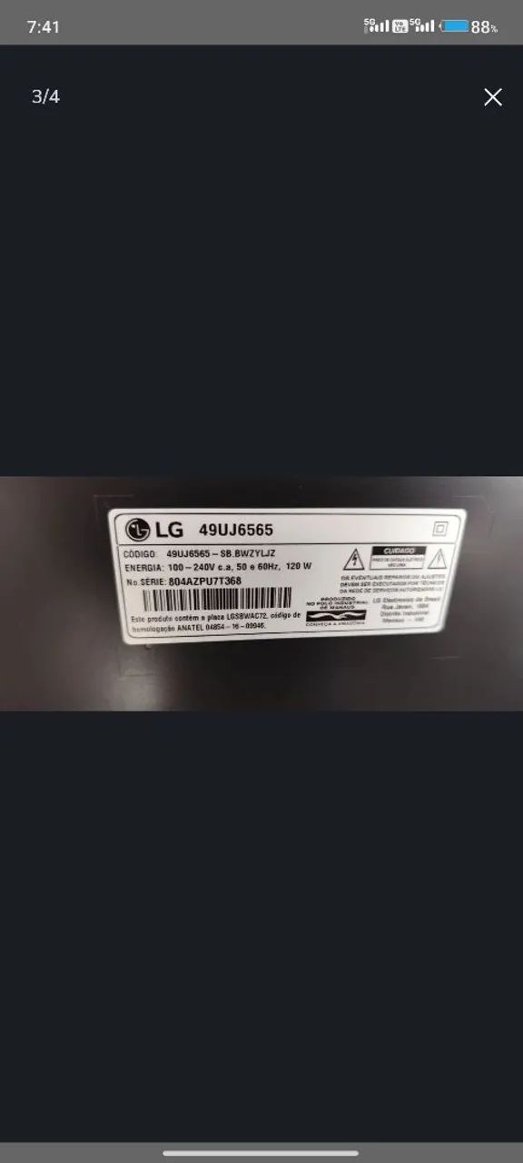 TV LG Smart 49" - Foto 5