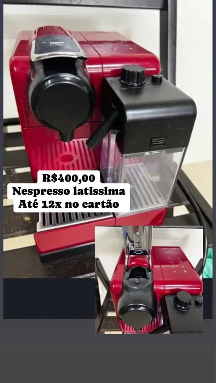 Nespresso Lattissima - R$400,00