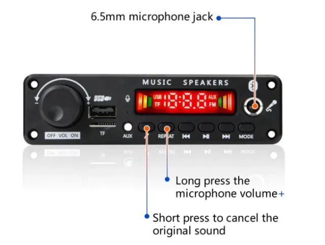 Placa MP3 200W Amplificada SOM - Foto 4