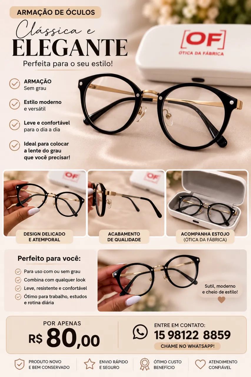 Armação de Óculos 